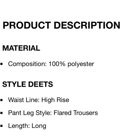 Cider small Pink Heart Pattern high rise Flared Pants. - Picture 12 of 12